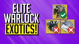 5 Best Warlock Exotics you MUST HAVE! | Destiny 2