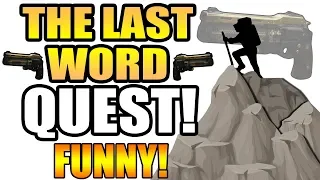 THE LAST WORD QUEST! FUNNY! | Destiny 2 Black Armory Gameplay