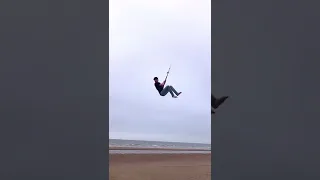 Action of a crazy man 🤯 Jump off a Motorcycle with a Kite #shorts