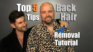 TOP 5 Back Hair Removal Tips | Ultimate Back Hair Removal Tutorial | How To ELIMINATE Back Hair #SP