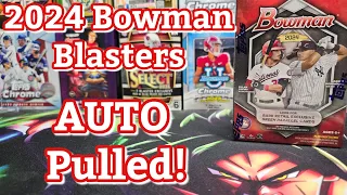 Pulled Our First AUTO!! | 2024 Bowman Retail Blasters