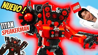 NUEVO TITAN SPEAKERMAN MEJORADO DESTRUIDO de Skibidi Toilet con LEGO !