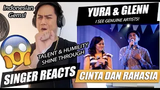 Yura Yunita ft Glenn Fredly - Cinta dan Rahasia | SINGER REACTS