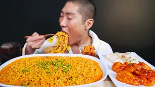 크림진짬뽕&칠리,크림새우ㅣCream spicy cheese noodle,Chili+Cream ShrimpㅣMUKBANG ASMRㅣ소준식