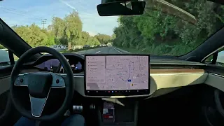 Tesla FSD 12.3.6 Drives to Conroy's Flowers Torrance with Zero Interventions