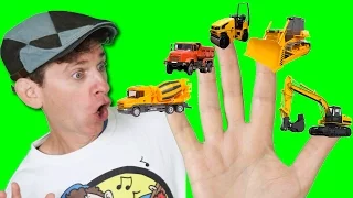 Finger Family Song - Construction Trucks with Matt | Action Song, Nursery Rhyme | Learn English