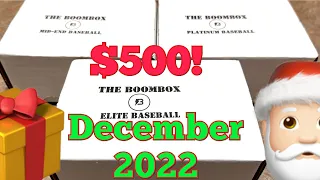 BIG FINISH!  OPENING $500 IN BOOMBOX BASEBALL CARD BOXES!