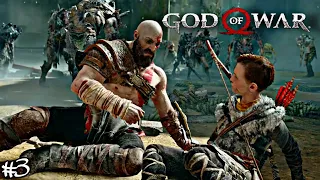 GOD OF WAR #3 - Kratos, Atreus e a Emboscada!  (PS4 PRO Gameplay em Português PT BR)