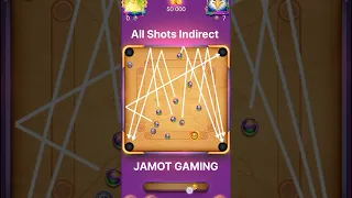 All Shots Indirectly Pot - Carrom Pool - Jamot Gaming #Shorts