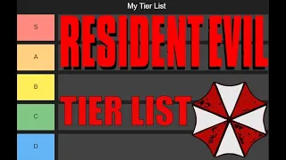 My Resident Evil Franchise Tier List