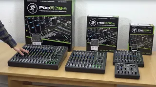 Mackie ProFX Mixer Series