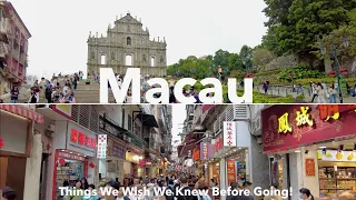 Macau's Historic Centre in a day! We wish we knew before going! Walking Tour of the Senado Square!