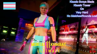 Mortal Kombat 11 Ultimate - Klassic Sonya Klassic Tower On Very Hard No Matches/Rounds Lost