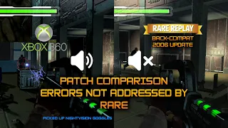 Perfect Dark Zero - Release vs 2006 Update comparison