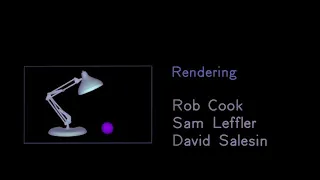 Pixar Short Luxo Jr. (1986) End Credits