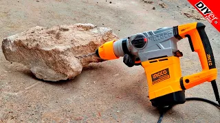 INGCO RH18008 INDUSTRIAL Rotary Hammer 1800W Unboxing and TEST @diyertools