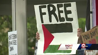 Nationwide Pro-Palestinian protest movement spreads to the University of Kansas