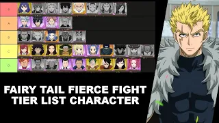 FAIRY TAIL FIERCE FIGHT TIER LIST BY UCUP! | FAIRY TAIL FIERCE FIGHT