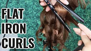 How to Curl Hair With a Flat Iron (Detailed)