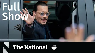 CBC News: The National | Johnny Depp Verdict, Interest rate hike, Platinum Jubilee