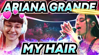 Twitch Vocal Coach Reacts to my hair live by Ariana Grande | Vocal Analysis