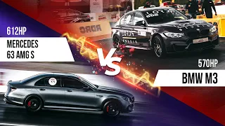 BMW M3 VS Mercedes E63 AMG S VS BMW X6M F86. Московская миля