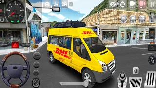 Minibus Simulator Vietnam - Ford Transit DHL Driving!😜 - Bus Game Android Gameplay