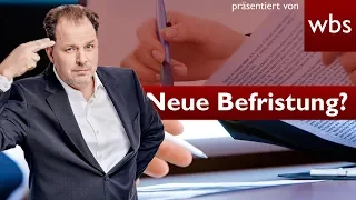 Ja ne, is klar: Nach 22 Jahren erneute Befristung | Rechtsanwalt Christian Solmecke