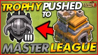 GETTING TO MASTER LEAGUE AS A TH7!!! | Trophy Push - Town Hall 7