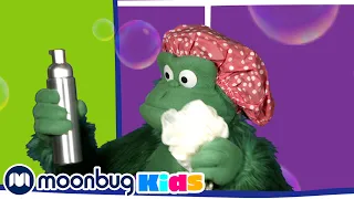 Bath Song! Ring-A-Tangs Learn | ABC 123 Moonbug Kids | Fun Cartoons | Learning Rhymes