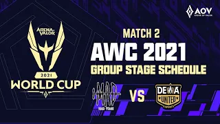 MAD TEAM VS DEWA UNITED - MATCH 2 | AWC 2021 Grup Stage Day 1 - Garena AOV Indonesia