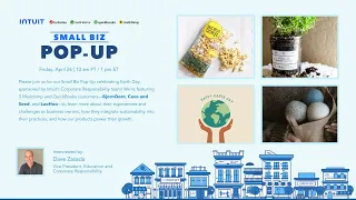 Small Biz Pop-up: Earth Day