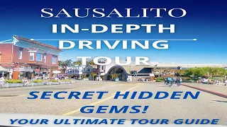 DRIVING TOUR  Sausalito CA  Beautiful Nature  Scenic Drive  Raw Footage