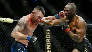 Kamaru Usman derrota e quebra mandíbula de lutador racista Colby Covington e fã de Trump