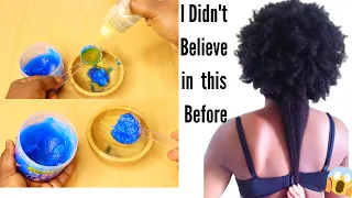 😳I Used Blue Magic Hair Grease Like This For 1 Week, see what Happened.😱Shocked .