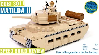 COBI 3011 World of Tanks Matilda II - Speed Build Review