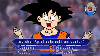 Son Goku bei "Wer wird Millionär" | Parodie/Cartoon | Dragonball/Rtl