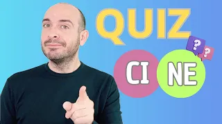 QUIZ on the CI and NE in Italian | Learn Italian with Francesco