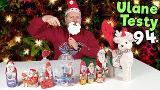 Mikołaje z czekolady z dziwną głową - Ulane Testy #93
