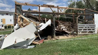 Officials examine tornado damage in York County