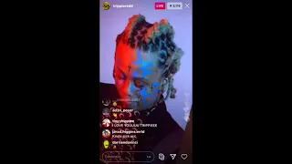 Trippie Redd Photo Shoot On Instagram Live. 7/6/20