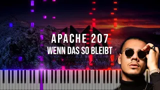 Apache 207 - Wenn das so bleibt | Piano Cover + Sheet Music