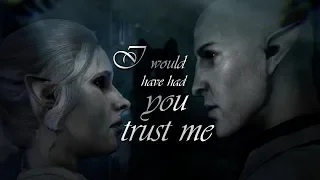 I would have had you trust me [DA: Inquisition - Solas Romance]