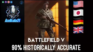 Battlefield V with 90% Historical Accuracy