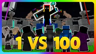Minecraft Speedrunner VS 100 Lidí