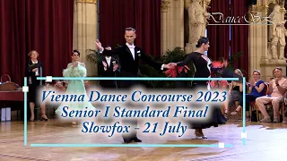 Vienna Dance Concourse 2023 - Senior I Standard Slowfox WDSF - Final - 21 July 2023