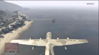 GTA V: How To Steal A Titan (AC-130) From Fort Zancudo Military Base