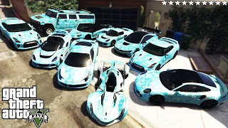 GTA 5 - Stealing Diamond Luxury Cars with Franklin! | (GTA V Real Life Cars #50)