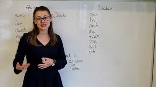 Gramatyka niemieckiego - przyimki z Akkusativem i Dativem