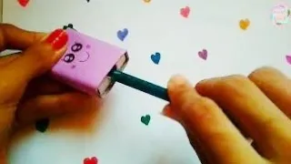 | DIY | Sharpener Bin from Matchbox | BEST OUT OF WASTE | Back to School Supplies | Easy Life Hack |